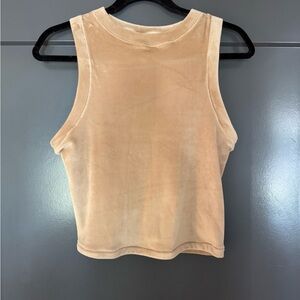SKIMS Cream Velvet Tank Top